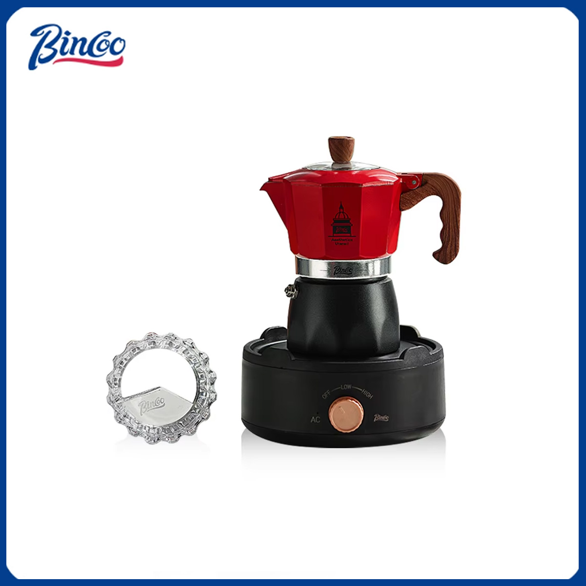 Equipment Of Coffee Machine - Bincoo Double Valve Coffee Moka Pot
